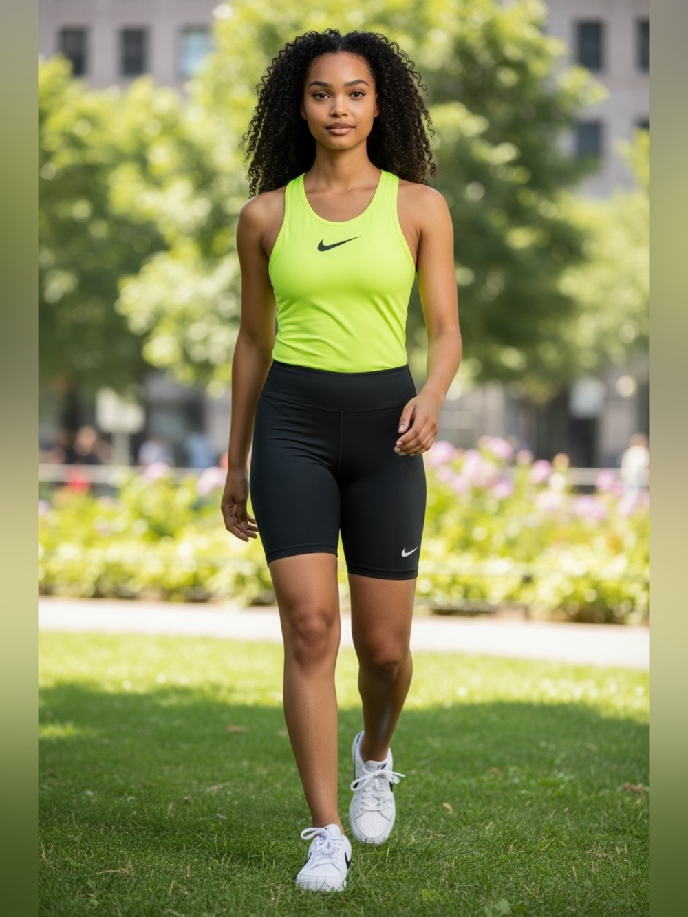Nike Sportswear Essential Mid-Rise Bike Shorts - Black (CZ8526-010)